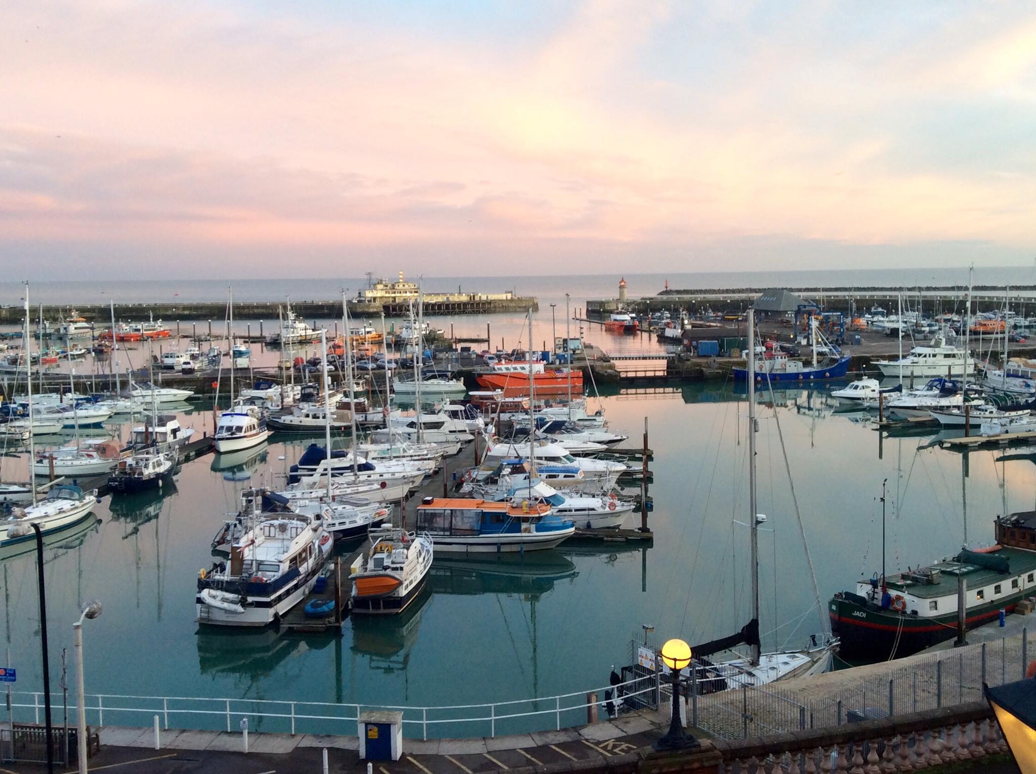 Beautiful harbour view from Marina View Restaurant during Sunday lunch